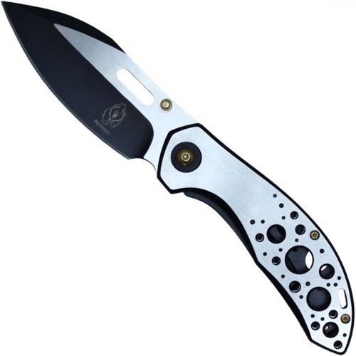 Discover the Neptune Bubbles Black Folding Knife with striking white accents. Sleek, durable, and versatile for everyday use or outdoor excursions.