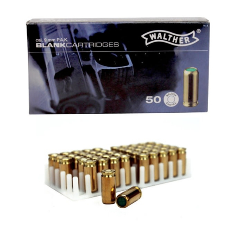 9mm P.A.K. Blanks Box of 50