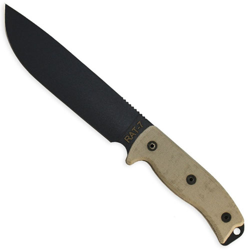 1095 Steel RAT 7 Fixed Blade Knife