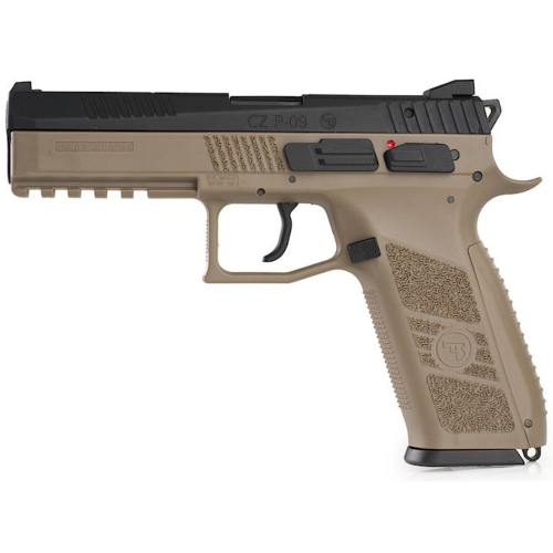 KJW CZ P-09 Gas Blowback Airsoft Gun - Tan REFURBISHED