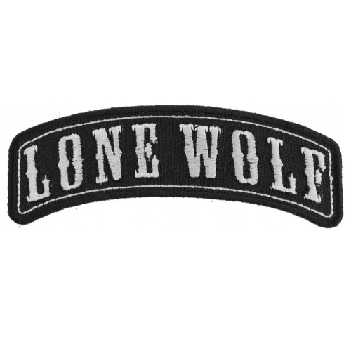 Lone Wolf Rocker Small Patch 