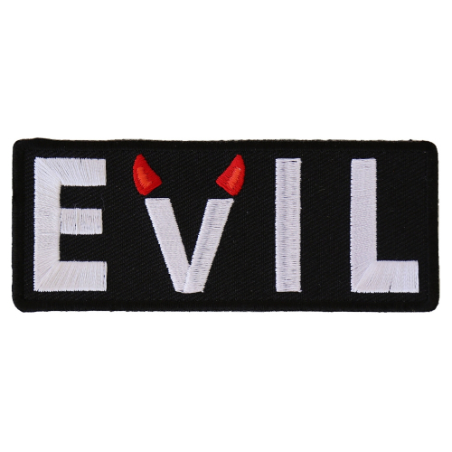 Cheap Place Evil Patch With Devil Horns Patch