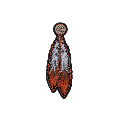 Cheap Place Brown White Feathers Patch