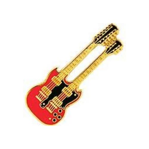 Eagle Emblem Music Guitar Elec Dua Pin