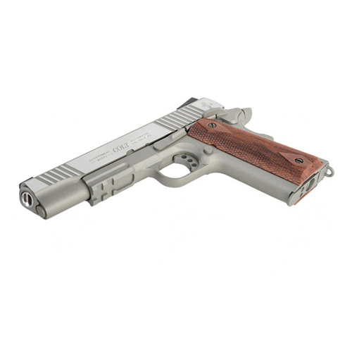 1911 Airsoft gun - Silver with Wood Grips