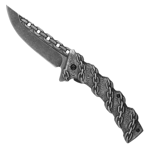 8'' Chain Style Pocket Knife