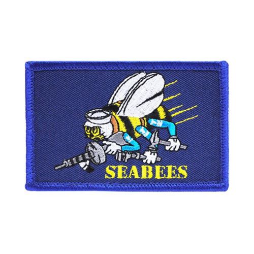 Eagle Emblems USN Seabees Patch