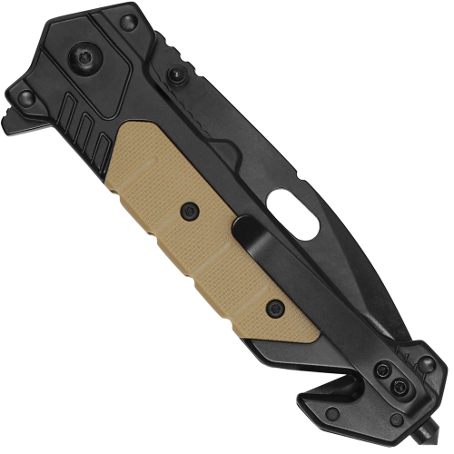 Milspec 8'' Steel Blade Pocket Knife