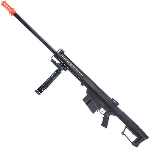 Barrett Licensed M107A1 Bolt Action Airsoft Sniper Rifle - Black