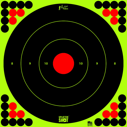 17.25 Inch Bullseye Target (Pack of 5)