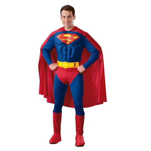 Rubies Deluxe Muscle Chest Superman Costumes