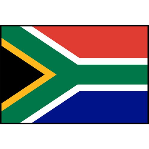 South Africa Flag Printed Patch