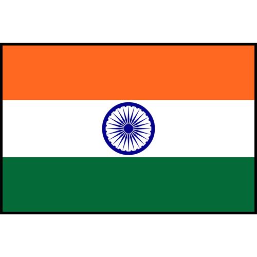 India Flag Printed Patch