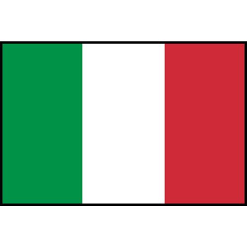 Italy Flag Printed Patch
