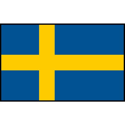Sweden Flag Printed Patch