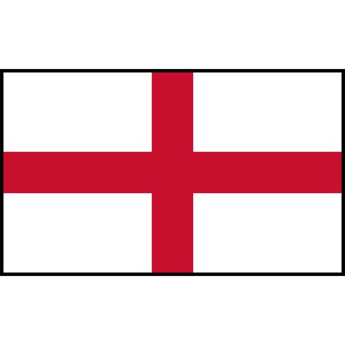 England Flag Printed Patch