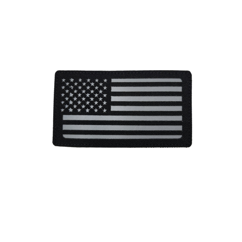 USA Flag Laser Cut Patch Reflective