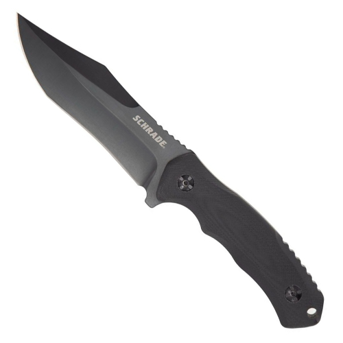 Black G10 Modified Drop Fixed Knife