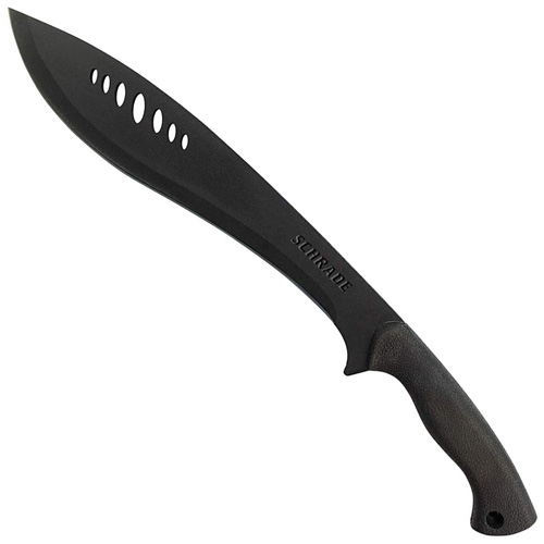 Schrade SCHKM1 3Cr13 Stainless Steel Blade Full Tang Kukri