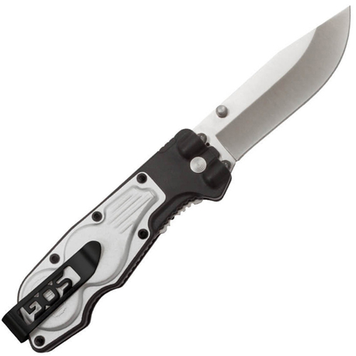BladeLight Aluminum & GRN Handle Mini Folding Knife