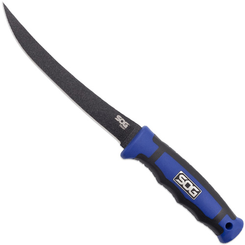 SOG Black Non-Stick Finish Blade Fillet Knife