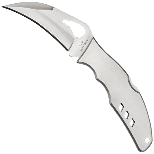 Byrd Crossbill Stainless Steel Handle Folding Knife