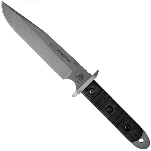 Desert Nomad Black G10 Handle Fixed Blade Knife