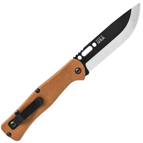 Fieldcraft Canvas Micarta Handle Folding Knife