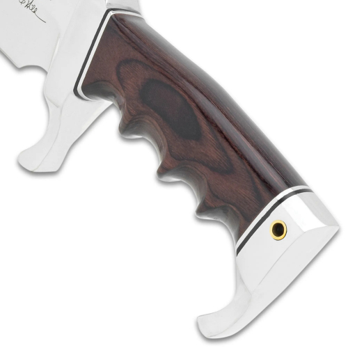 Gil Hibben 65TH Fixed Knife & Display Stand
