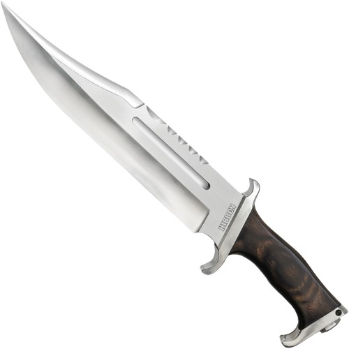 Hibben III Bowie Knife Replica: Wood. Authentic design. Available at Camouflage.ca.