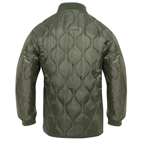 Quilted Woobie Jacket - Olive Drab