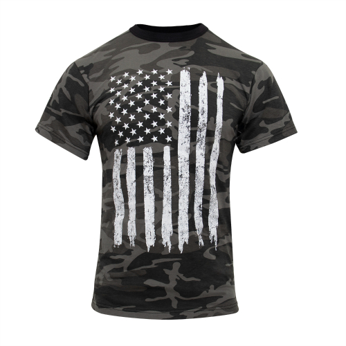 Ultra Force Camo US Flag T-Shirt