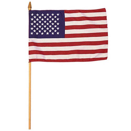 US Flag Mini 4 Inch X 6 Inch American Flag