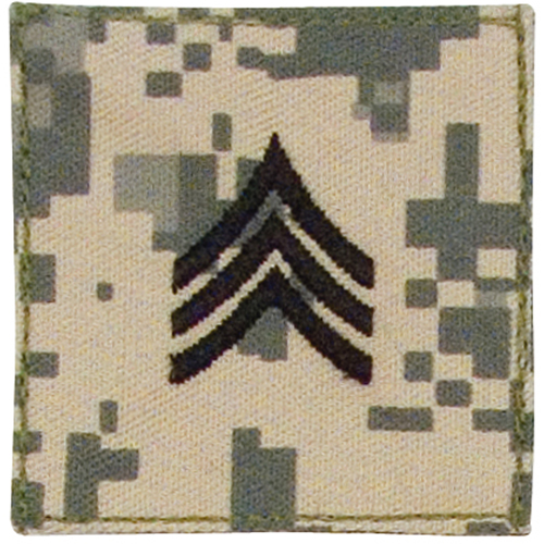 U.S. Made Embroidered Rank Insignia - Sergeant