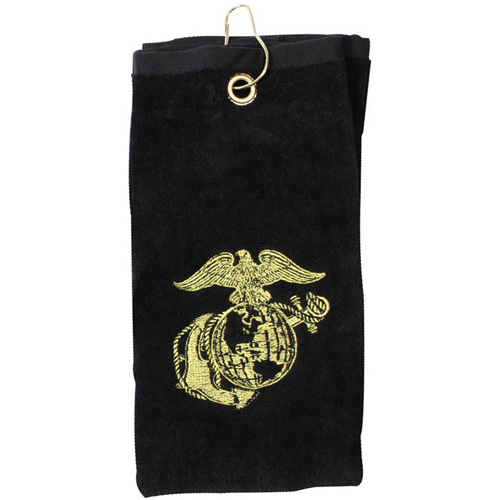 Military Marines Embroidered Golf Towel