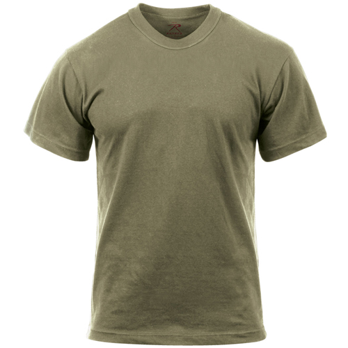 Mens Solid Color 100 Percent Cotton T-Shirt