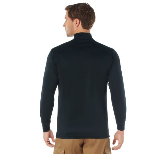 Moisture Wicking Mock Turtleneck