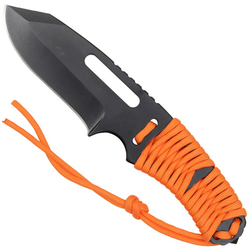 Paracord Knife w/ Fire Starter - Large 