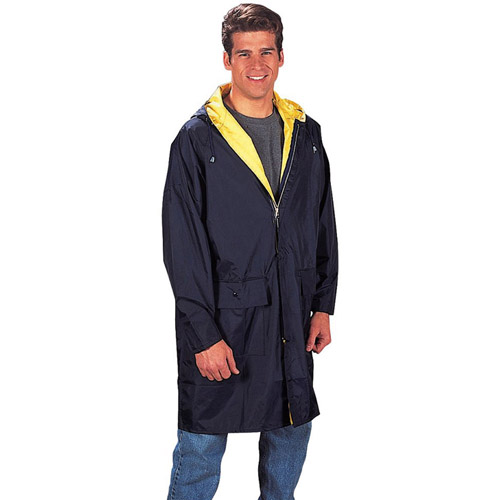 Mens PVC Inner Attached Hood with Under Arm Vent