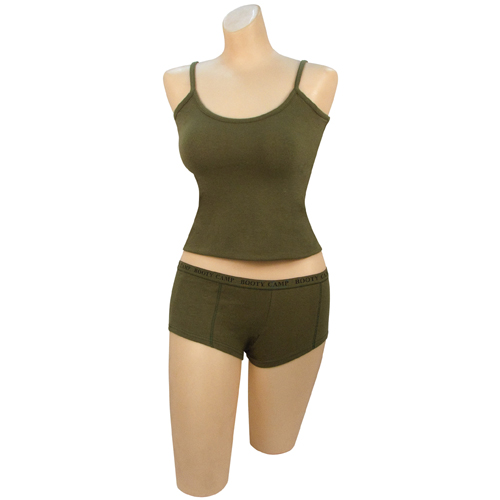 Olive Drab Booty Camp Tank Top