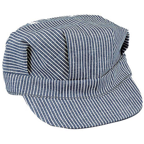 Hickory Stripe Engineer Cap