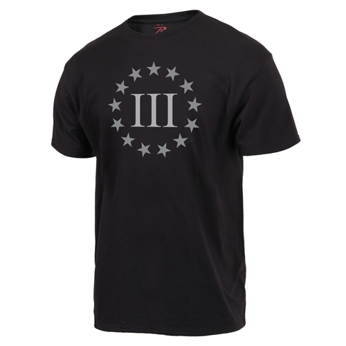 Three Percenter Black T-Shirt