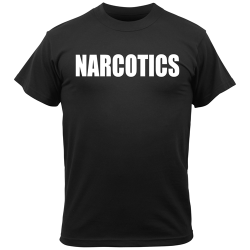 Mens 2 Sided Narcotics T-Shirt