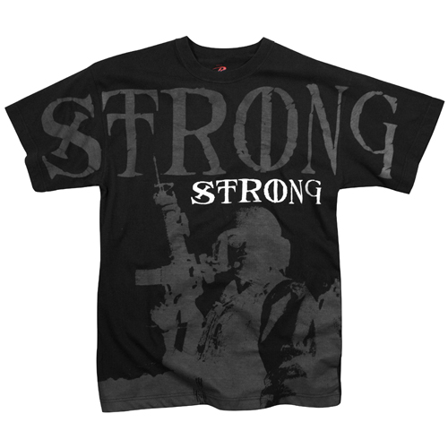 Ultra Force Vintage Black Strong T-Shirt