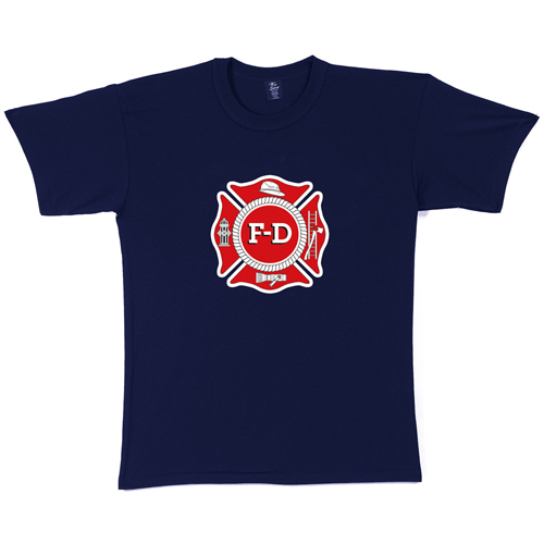 Ultra Force Navy Blue Fire Dept T-Shirt