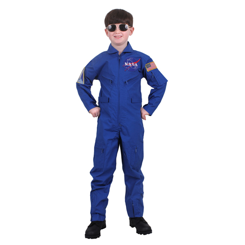 Kids NASA Flight Coveralls with NASA Patch