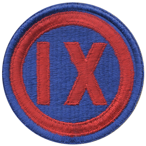 9Th Corps Patch