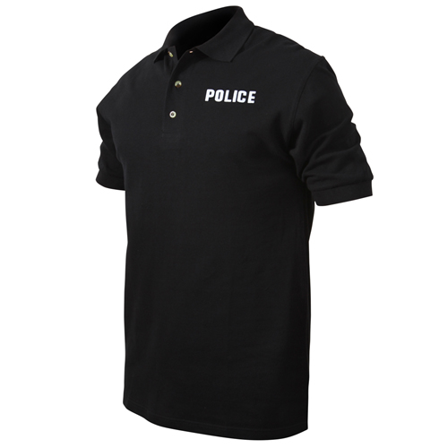 Mens Law Enforcement Printed Police Polo T-Shirt