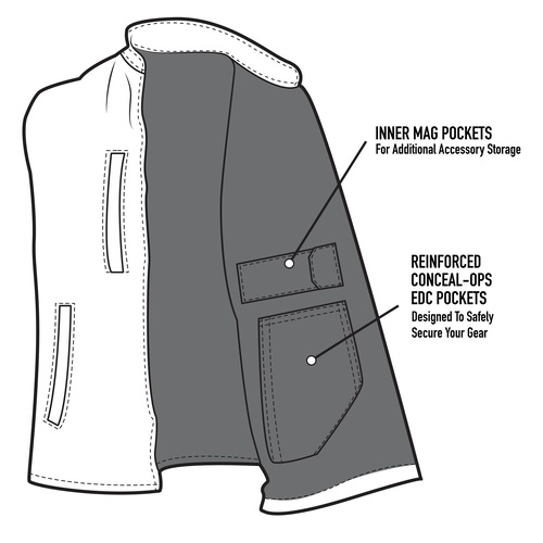 Ultra Force V2 Concealed Carry Soft Shell Vest