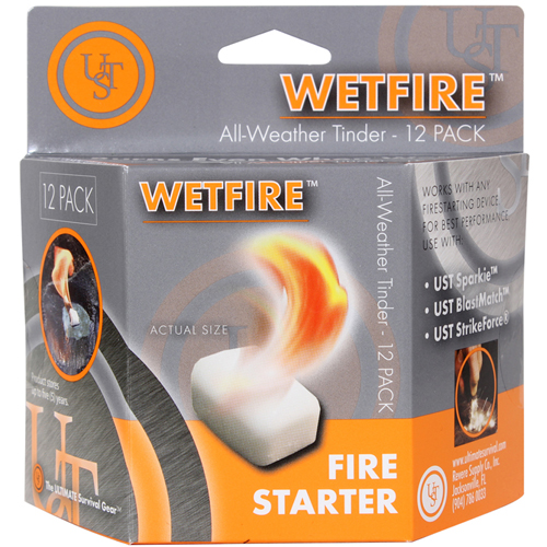 Wetfire Fire Starting Tinder - 12 Pack
